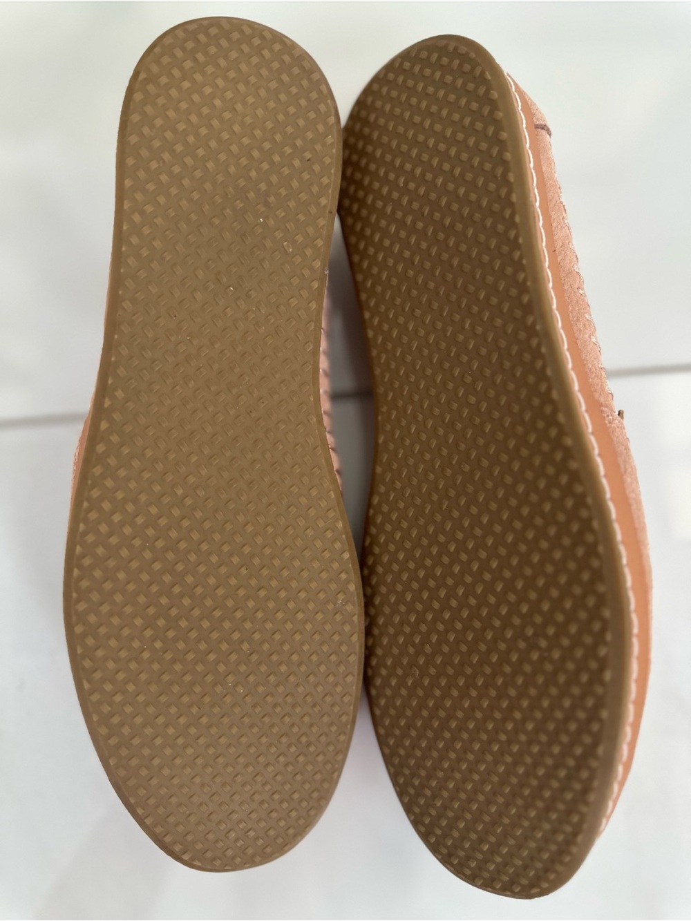 TOMS Women’s Alpargata Leather Wrap Classics – Size 8.5 – Sand Pink Suede – NWOT - Picture 12 of 13